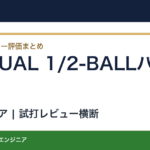 Ai-DUAL Square 2 Square 1/2-BALLパターの評価は？口コミ・レビューと合う人を整理